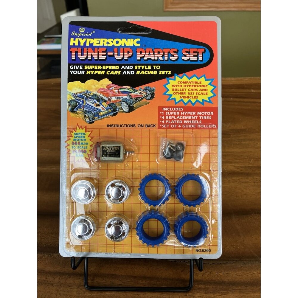 1989 Imperial Hypersonic Tune-Up Set 1/32 Scale Slot Car Racing Parts - Blue